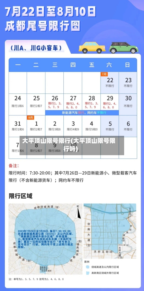 大平顶山限号限行(大平顶山限号限行吗)-第2张图片