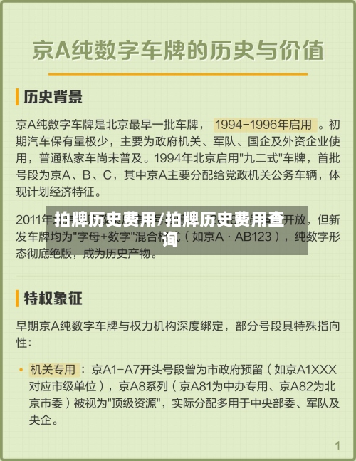 拍牌历史费用/拍牌历史费用查询-第2张图片