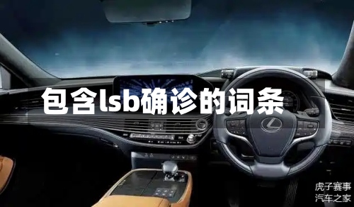 包含lsb确诊的词条-第2张图片