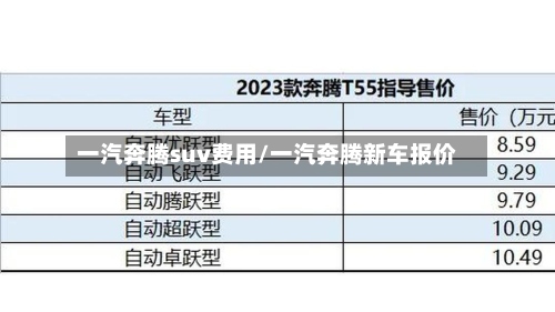 一汽奔腾suv费用/一汽奔腾新车报价-第2张图片