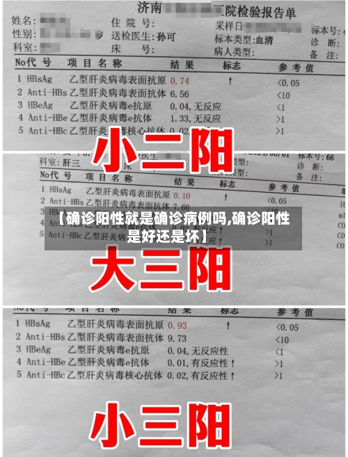 【确诊阳性就是确诊病例吗,确诊阳性是好还是坏】