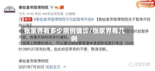 张家界有多少病例确诊/张家界有几例-第2张图片
