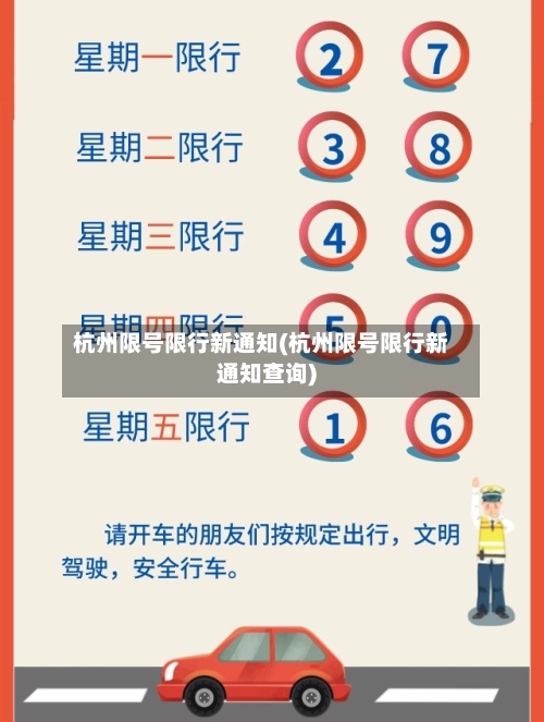 杭州限号限行新通知(杭州限号限行新通知查询)