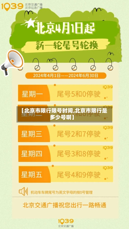 【北京市限行限号时间,北京市限行是多少号啊】