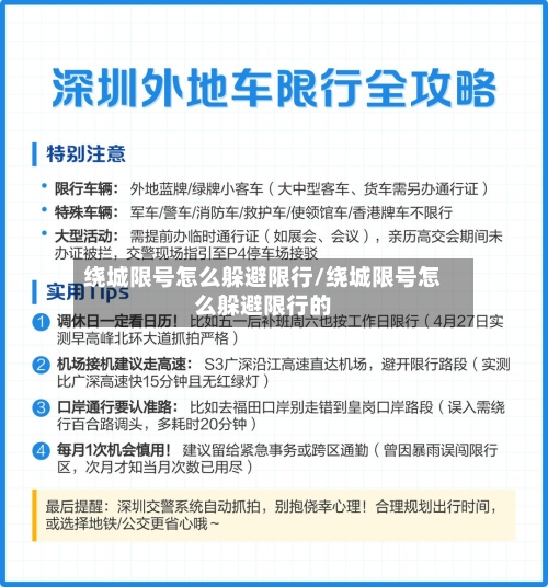 绕城限号怎么躲避限行/绕城限号怎么躲避限行的-第2张图片