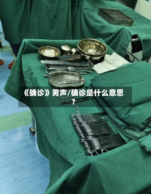 《确诊》男声/确诊是什么意思?