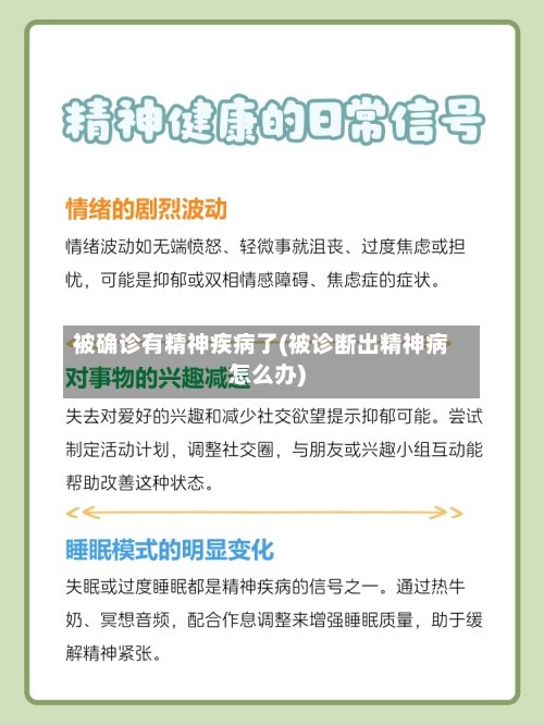 被确诊有精神疾病了(被诊断出精神病怎么办)-第2张图片