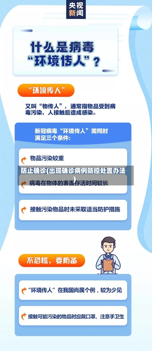 防止确诊(出现确诊病例防控处置办法)-第3张图片