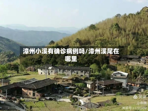 漳州小溪有确诊病例吗/漳州溪尾在哪里-第2张图片