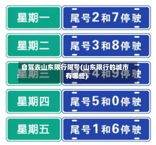 自驾去山东限行限号(山东限行的城市有哪些)