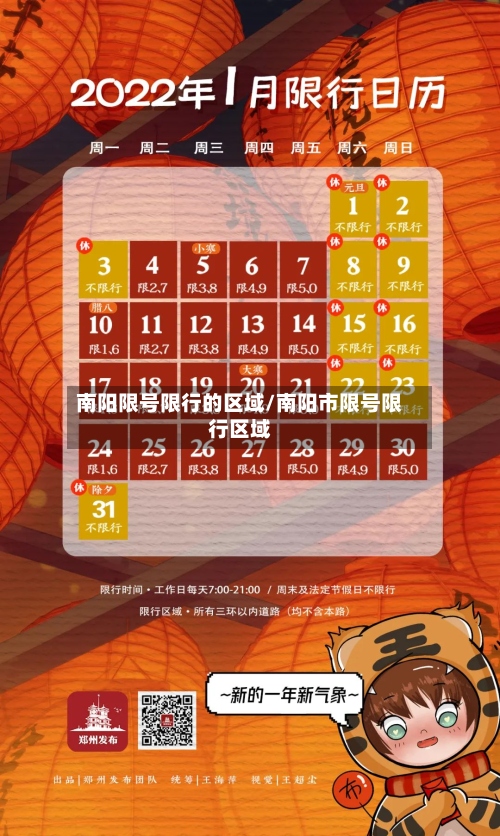 南阳限号限行的区域/南阳市限号限行区域-第2张图片
