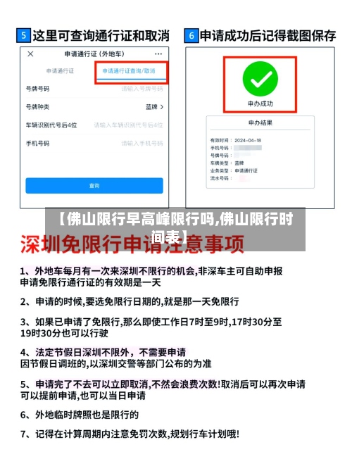 【佛山限行早高峰限行吗,佛山限行时间表】