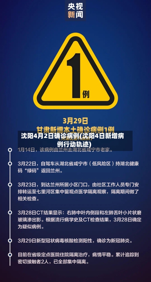 沈阳4月2日确诊病例(沈阳4日新增病例行动轨迹)-第3张图片