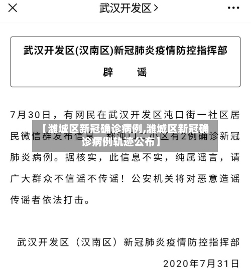 【潍城区新冠确诊病例,潍城区新冠确诊病例轨迹公布】-第3张图片