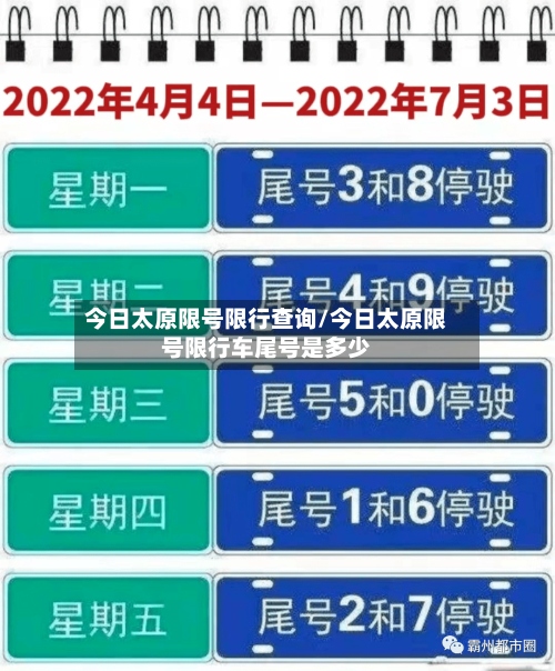 今日太原限号限行查询/今日太原限号限行车尾号是多少