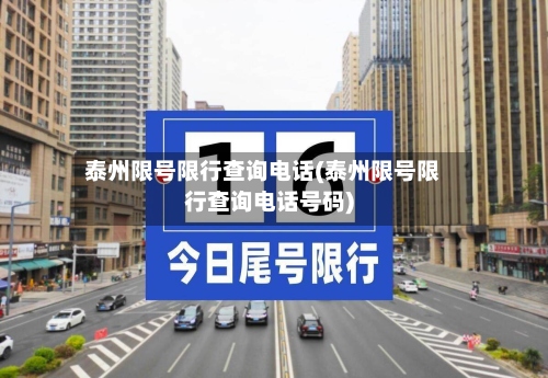 泰州限号限行查询电话(泰州限号限行查询电话号码)-第2张图片