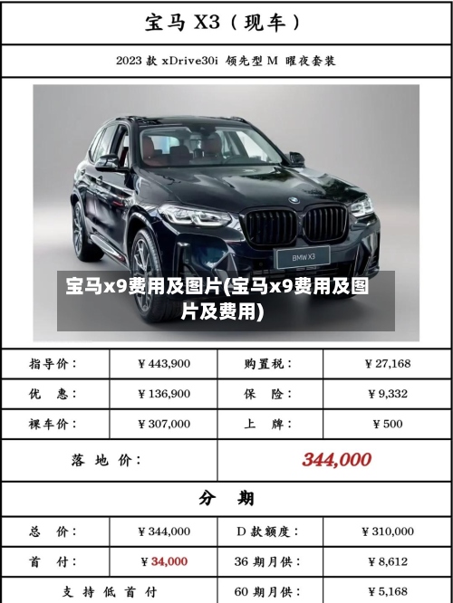 宝马x9费用及图片(宝马x9费用及图片及费用)-第2张图片