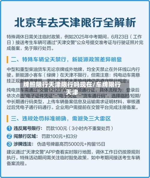 牌照限行天津限行吗现在/车牌限行天津-第2张图片