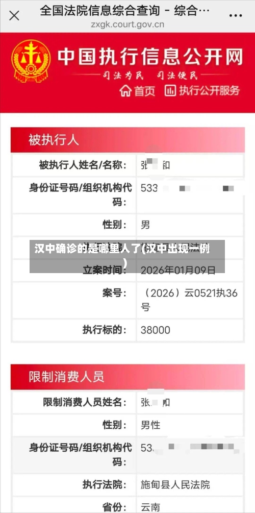 汉中确诊的是哪里人了(汉中出现一例)-第3张图片