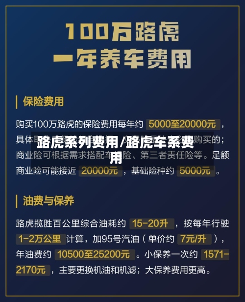 路虎系列费用/路虎车系费用-第2张图片