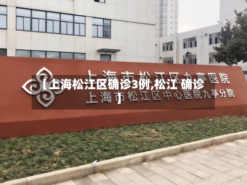 【上海松江区确诊3例,松江 确诊】-第2张图片
