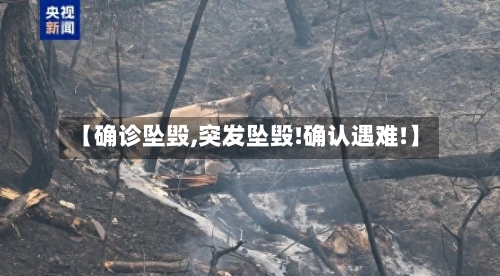 【确诊坠毁,突发坠毁!确认遇难!】