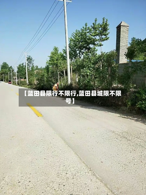 【蓝田县限行不限行,蓝田县城限不限号】-第2张图片