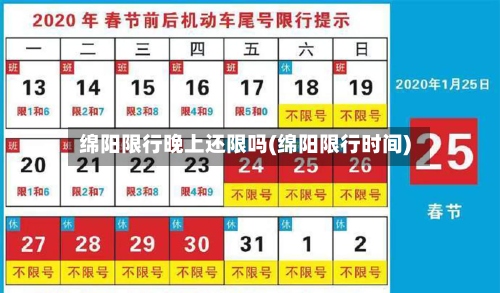 绵阳限行晚上还限吗(绵阳限行时间)-第2张图片