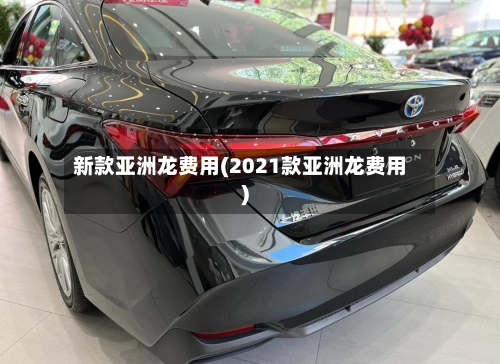 新款亚洲龙费用(2021款亚洲龙费用)-第3张图片