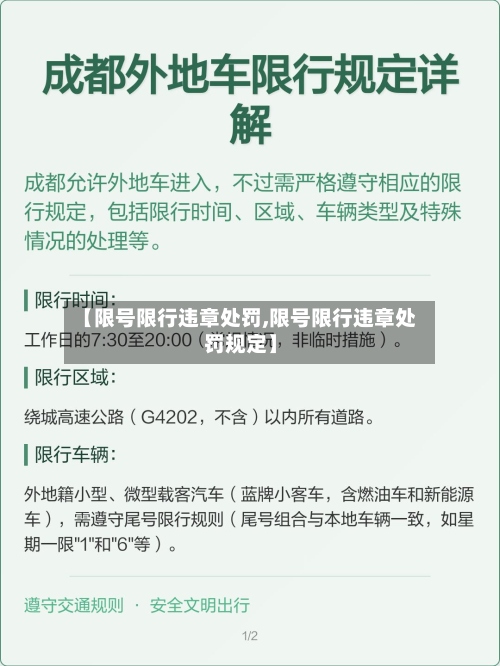 【限号限行违章处罚,限号限行违章处罚规定】-第2张图片