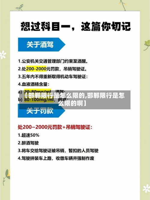 【邯郸限行是怎么限的,邯郸限行是怎么限的啊】-第2张图片