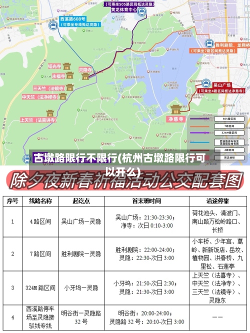 古墩路限行不限行(杭州古墩路限行可以开么)