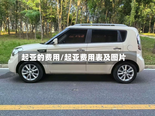 起亚的费用/起亚费用表及图片