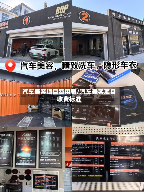汽车美容项目费用表/汽车美容项目收费标准-第3张图片