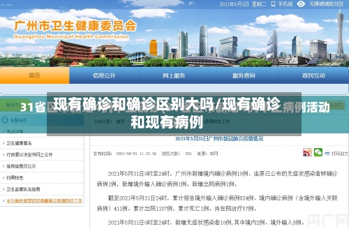现有确诊和确诊区别大吗/现有确诊和现有病例