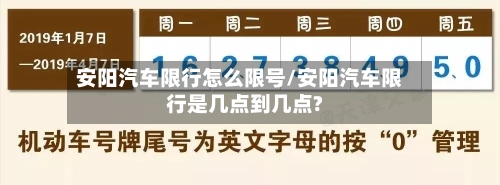 安阳汽车限行怎么限号/安阳汽车限行是几点到几点?-第3张图片