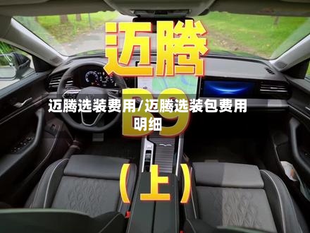 迈腾选装费用/迈腾选装包费用明细-第3张图片