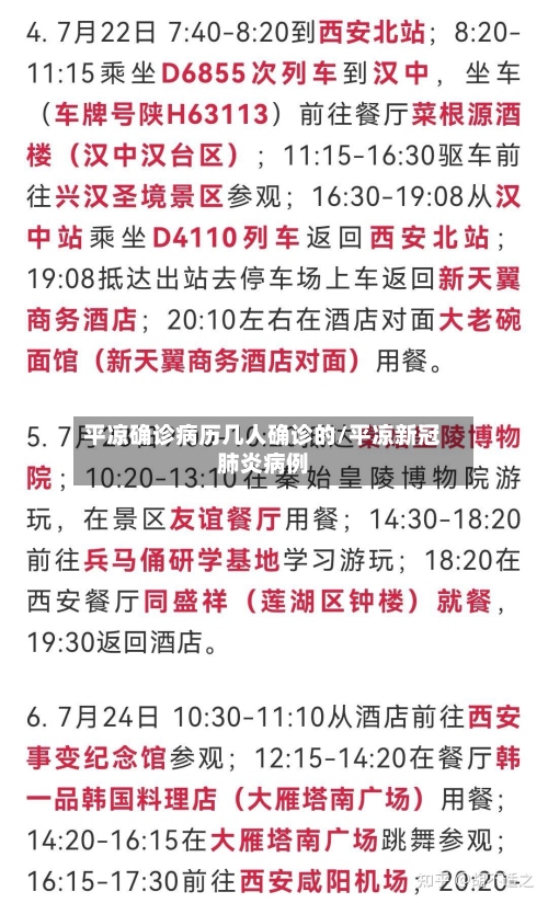 平凉确诊病历几人确诊的/平凉新冠肺炎病例-第3张图片