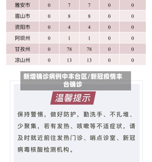 新增确诊病例中丰台区/新冠疫情丰台确诊-第2张图片
