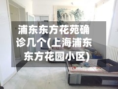 浦东东方花苑确诊几个(上海浦东东方花园小区)