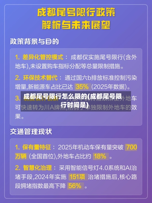 成都尾号限行怎么限的(成都尾号限行时间是)