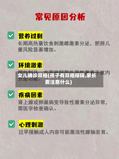 女儿确诊双相(孩子有双相障碍,家长要注意什么)