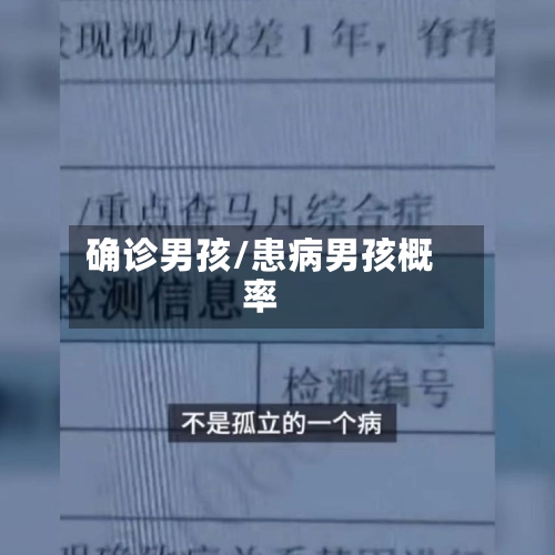 确诊男孩/患病男孩概率-第2张图片