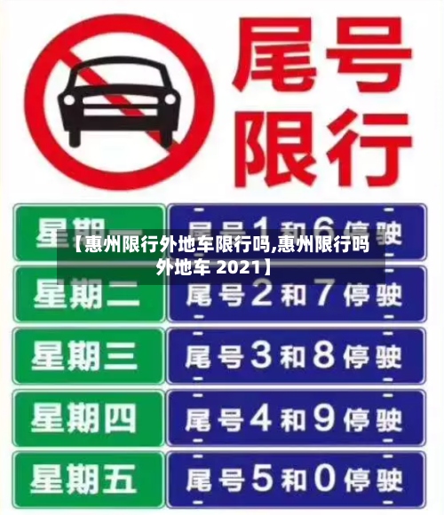 【惠州限行外地车限行吗,惠州限行吗外地车 2021】-第2张图片