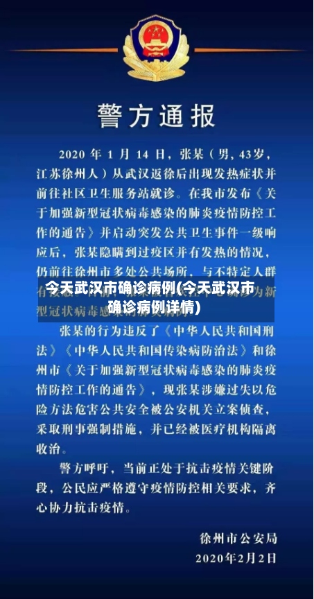 今天武汉市确诊病例(今天武汉市确诊病例详情)