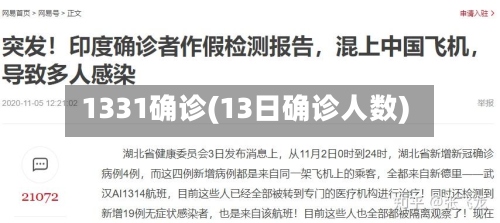 1331确诊(13日确诊人数)-第3张图片