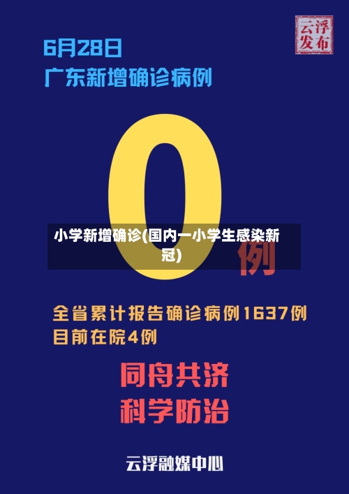 小学新增确诊(国内一小学生感染新冠)