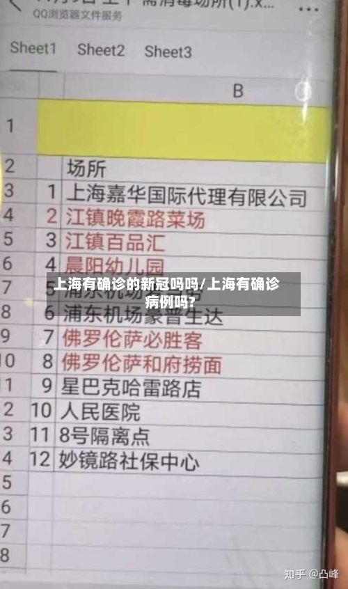 上海有确诊的新冠吗吗/上海有确诊病例吗?-第3张图片