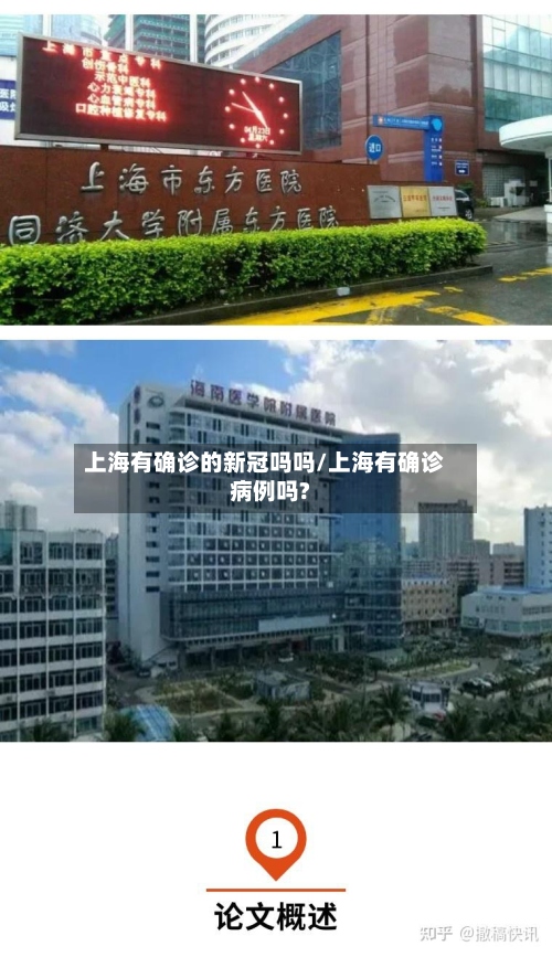 上海有确诊的新冠吗吗/上海有确诊病例吗?-第2张图片
