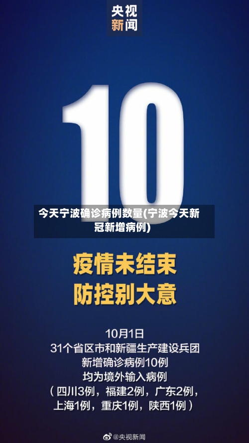 今天宁波确诊病例数量(宁波今天新冠新增病例)